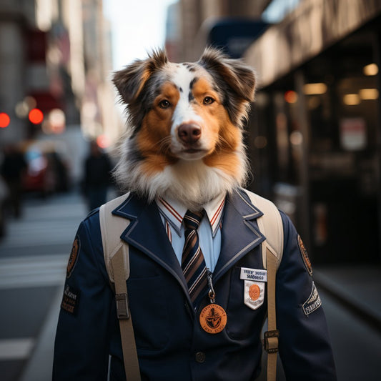 Funny Dog Canvas Art Funny Postman Pictures