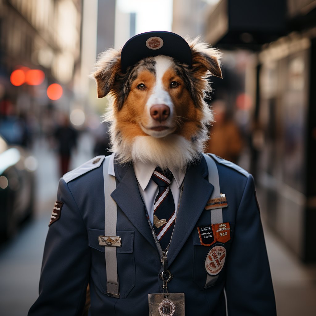 Post Man Images French Bulldog Pop Canvas Art