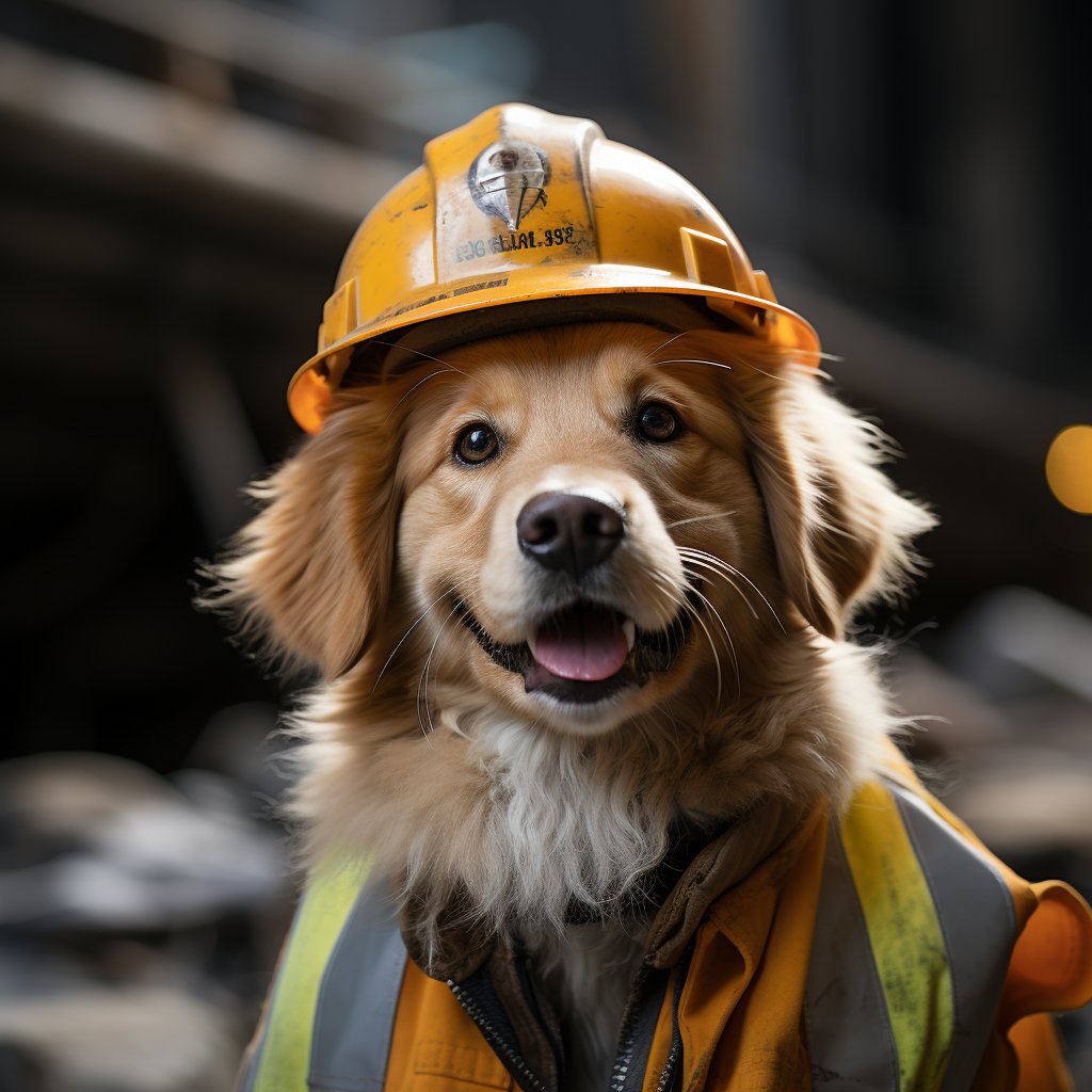 Charismatic Architect Pop Canvas Art Bulldog