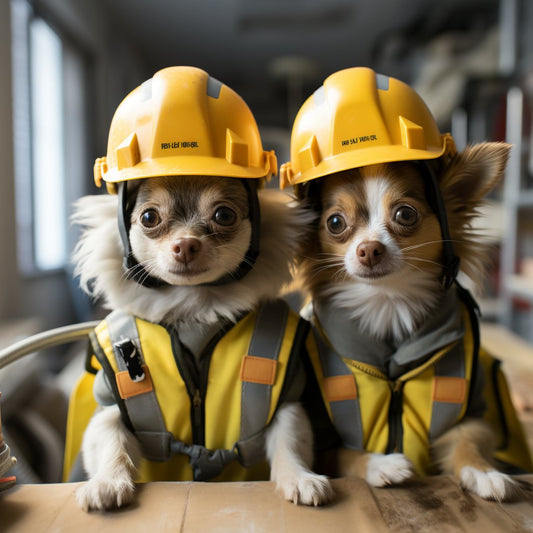 Visionary Architect Modern Dog Art Image