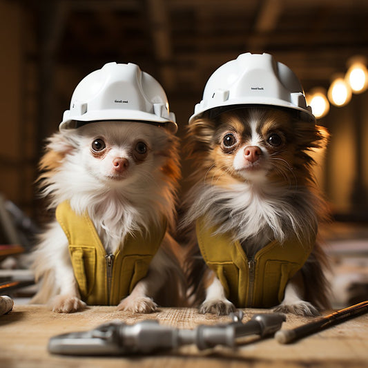 Diligent Architect Modern Art Image Dog