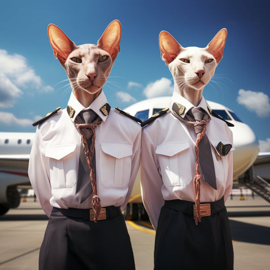 Inspirational Pilot Cat Contemporary Art Photo