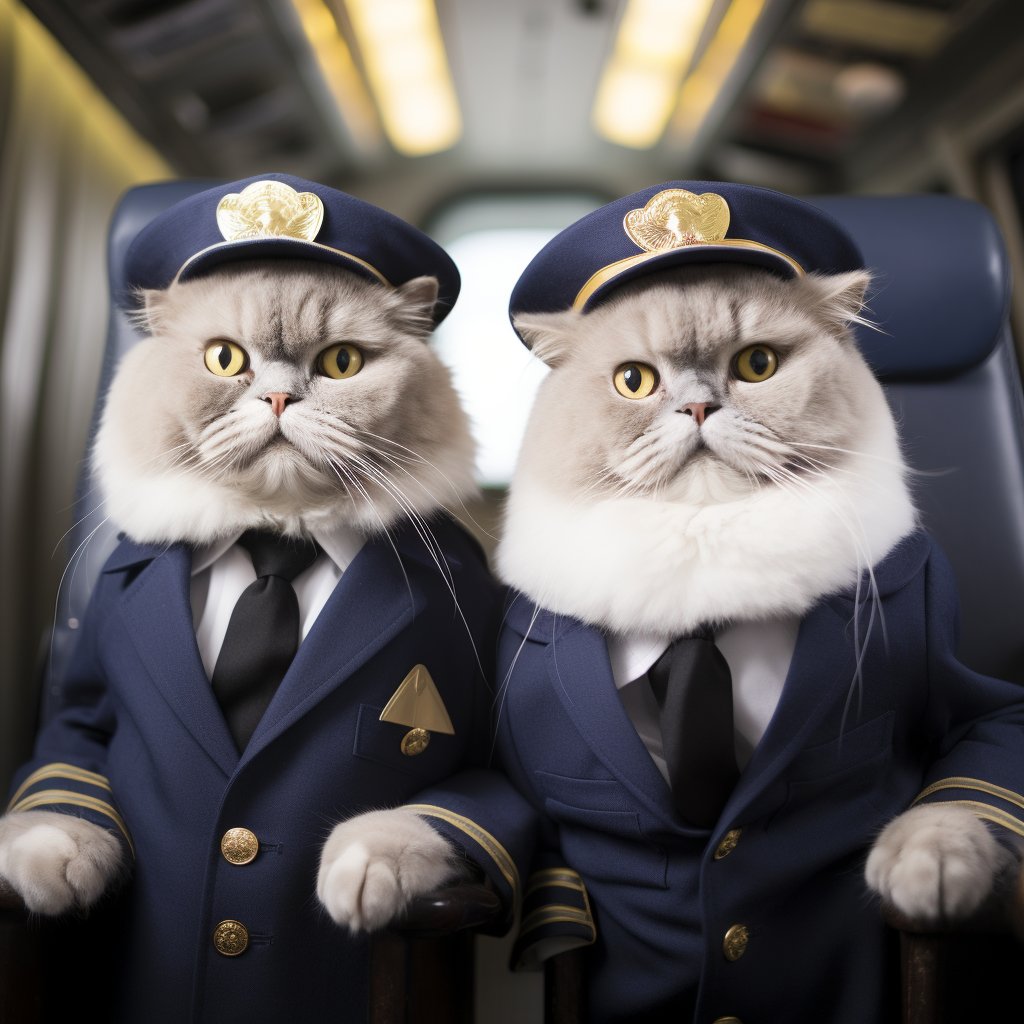 Inspirational Airman Funny Cat Art Picture