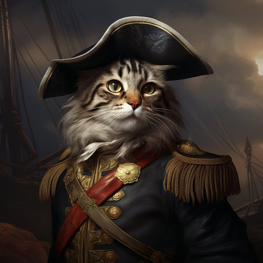 Eminent Admiral Dog Cute Art Photo