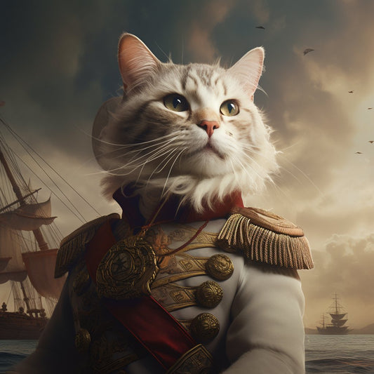 Heroic Admiral Art Photo Drawing Dog