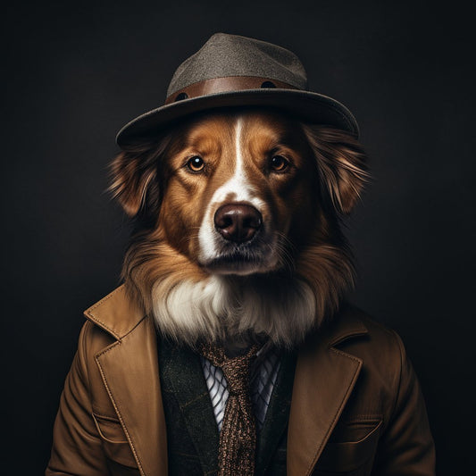 Boxer Fashion Dog Wall Art Picture