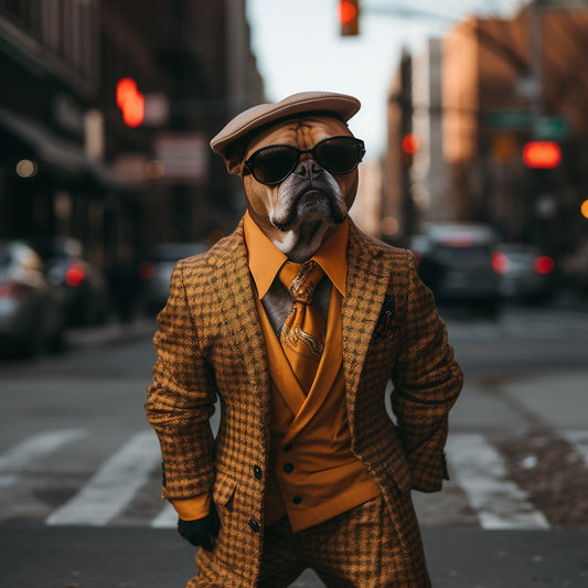 Fashion Dog Canvas Art Picture Custom