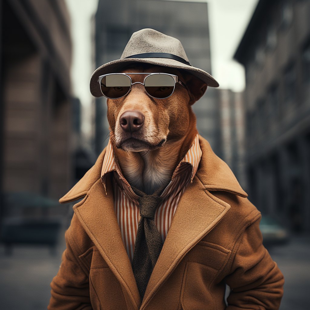 Dog Fashion Art Pic