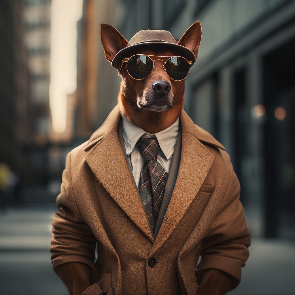Fashion Dogs In Art Pic