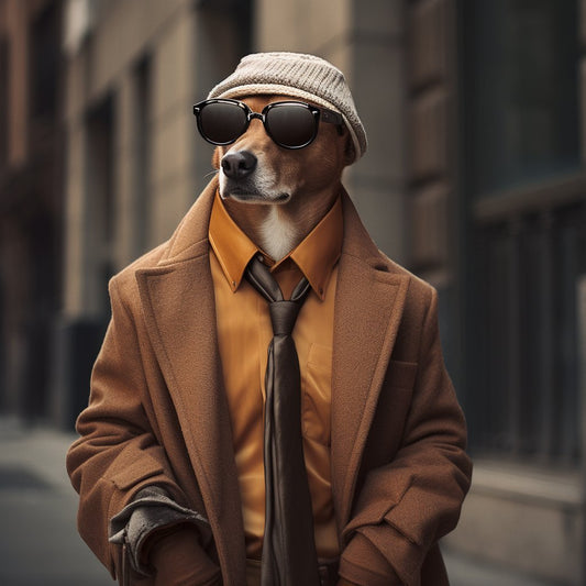 Custom Fashion Dog Artwork Pic