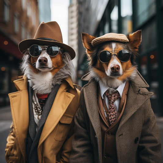 Art Pic Of A Fashion Dog
