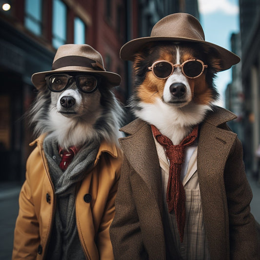 Human Dog Fashion Art Pic