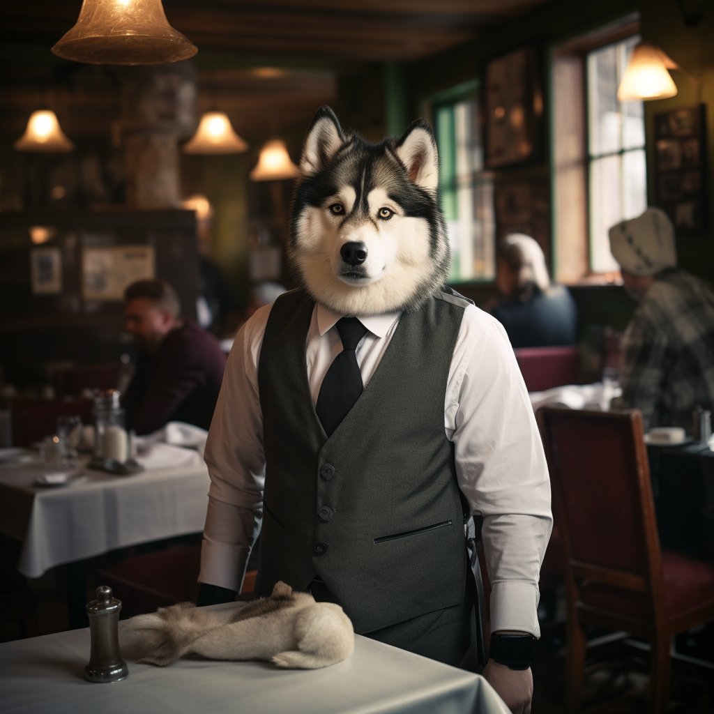 Dedicated Service Staff Bulldog Art Photograph