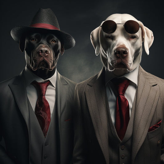 Cunning Mafia Boss Pet Pop Art Image