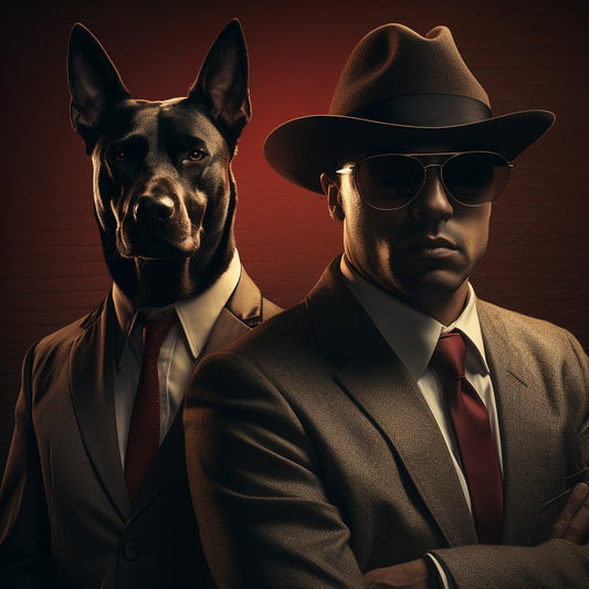 Shrewd Mafia Boss Cute Pet Art Photo