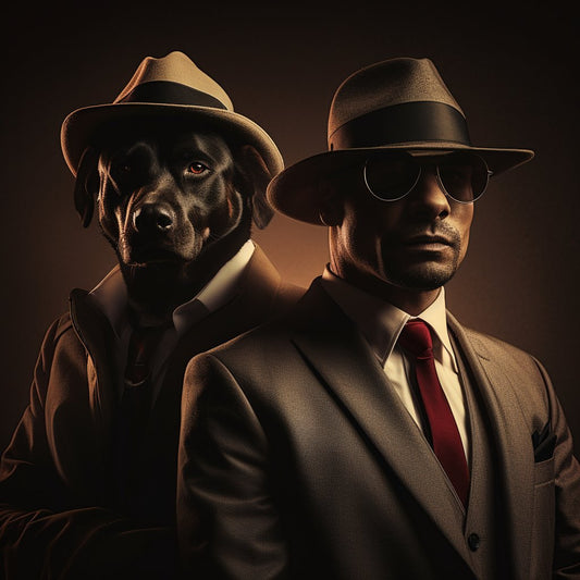 Charming Mafia Boss Pets In Art Photo