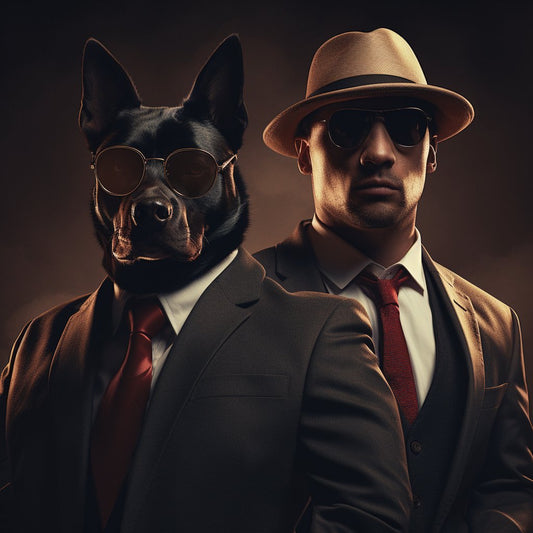 Eloquent Mafia Boss Custom Pet Canvas Art Photo