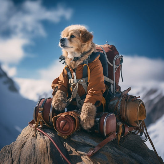 Cross Mountain Climbers Pet Memorial Wall Art Picture