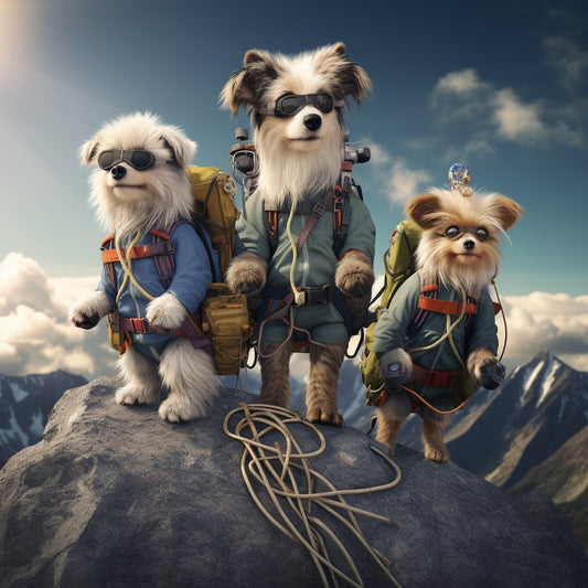 Ambitious Mountain Climber Digital Pet Art Pic