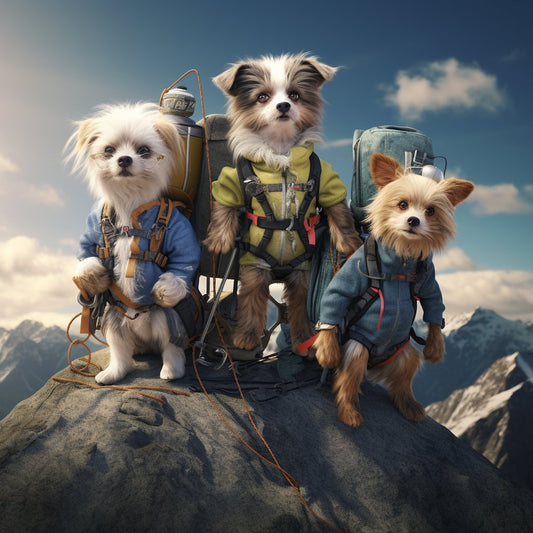 Inspirational Mountain Climber Pet Artwork Pic Gifts