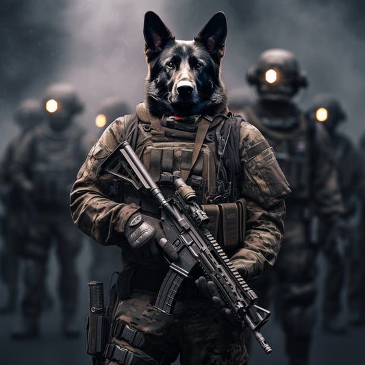 Forces Covert Operative Canvas Wall Art Prints Of Your Pets