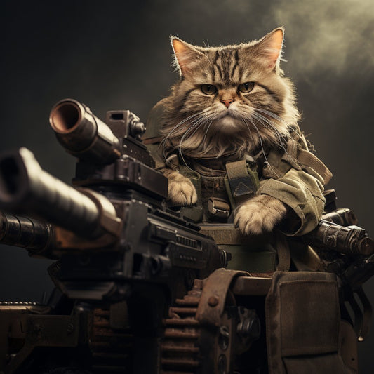 Dedicated Machine Gunner Memorial Canvas Prints For Pets