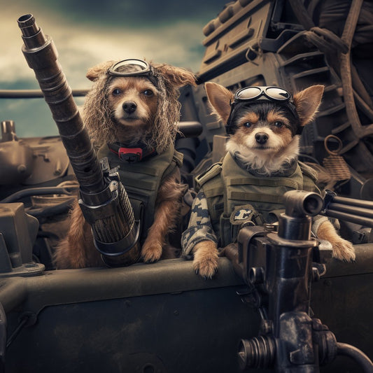 Versatile Machine Gun Operator Pet Loss Canvas Prints