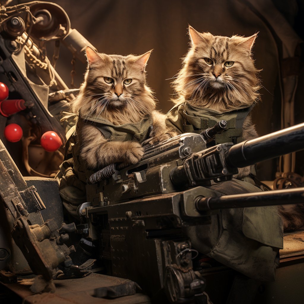 Knowledgeable Machine Gun Specialist Pet Memorial Canvas Prints Wall Art