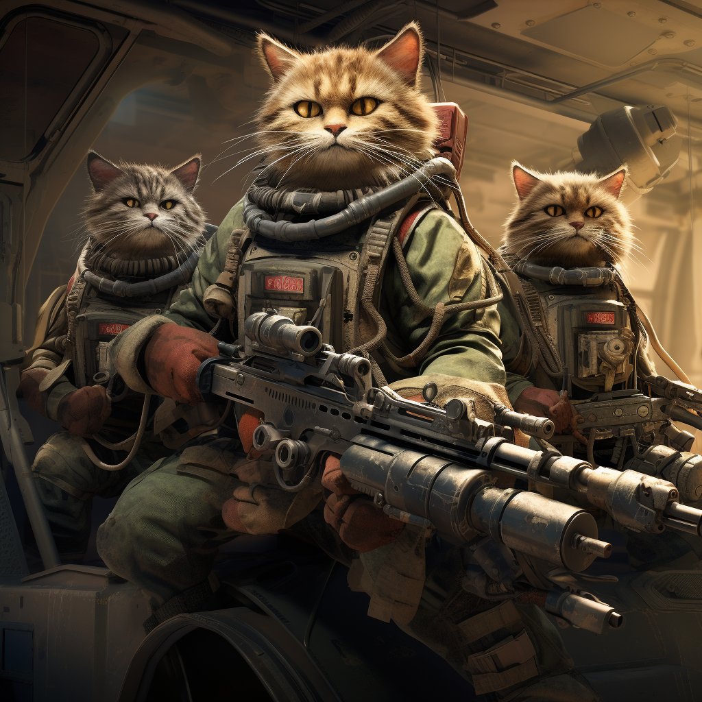 Adaptable Machine Gun Operator Canvas Of Pet Image