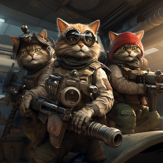 Tactical Machine Gun Operator Pet Memorial Canvas Wall Art Custom