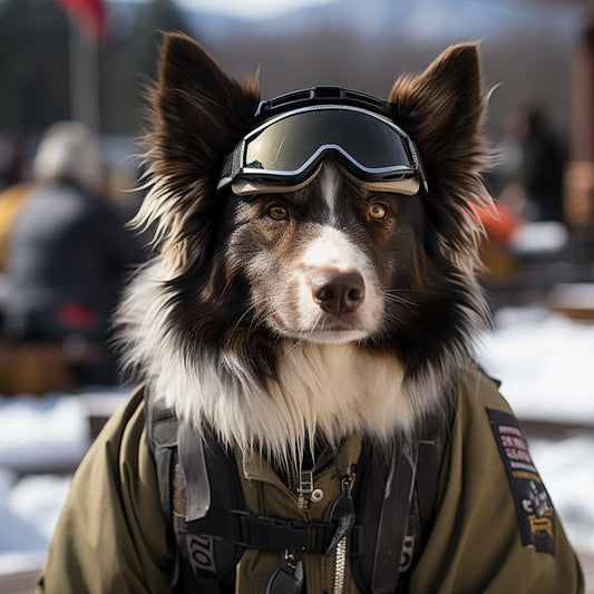 Bold Trick Skier Pet Loss Canvas Photo