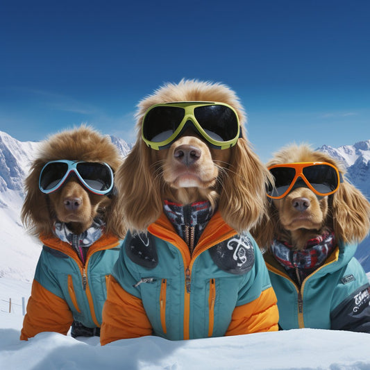 Piste Slope Enthusiast Canvas Painting Image Of Pet