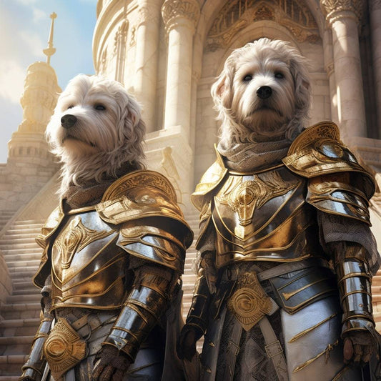 Funny Pictures of Pets Canvas Print-Unique and Humorous Pet Artworks by