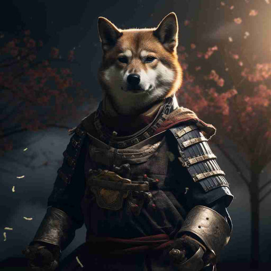 Invincible Samurai Canvas Picture Prints Of Your Pets