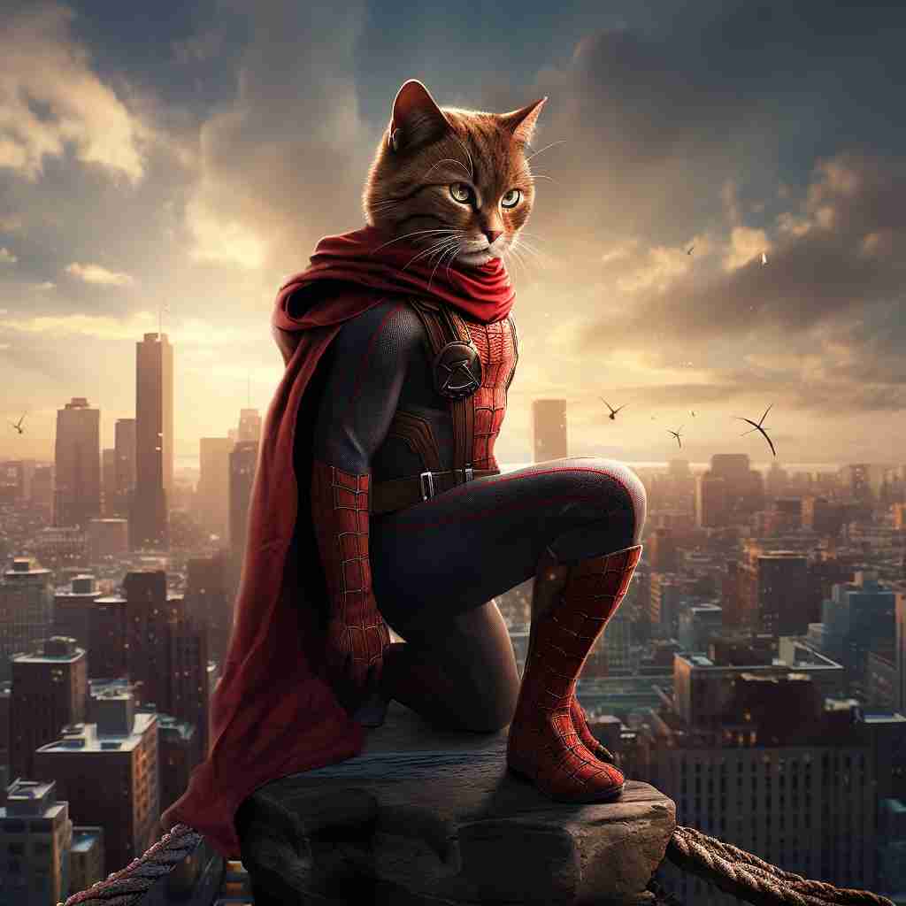 Spider Man Amazing Friends Large Cat Wall Art Prints