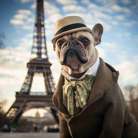 Peregrine Traveler Funny Dog Canvas Painting