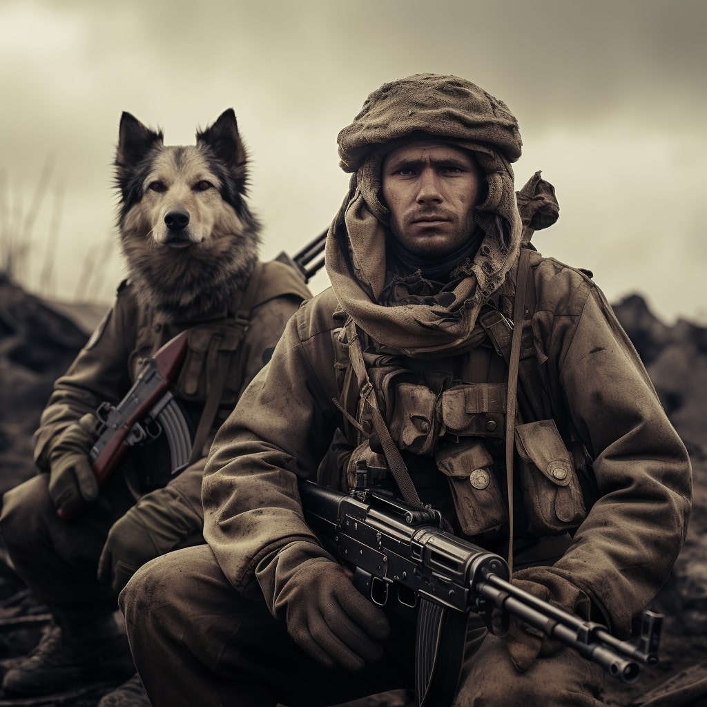 Bush Dog Beauty: Artistic Canine Paintings