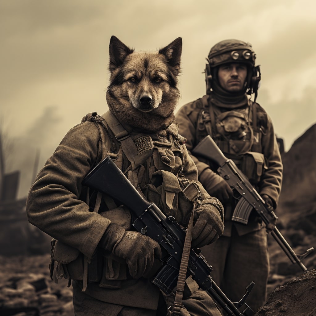 Breathtaking Bush Dog Paintings: Artistry