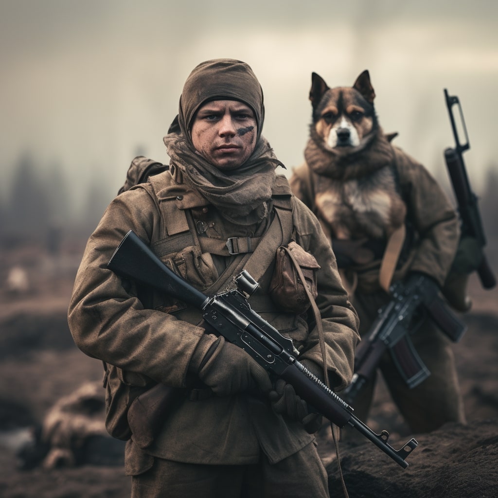 Golden Retriever Elegance: Portrait Perfection