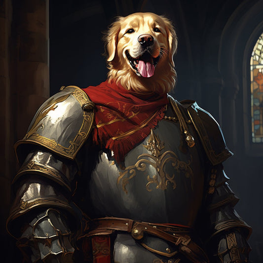 Pet Portrait on Classic Painting: Timeless Beauty in Every Brushstroke