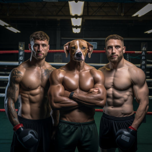 Golden Elegance:  Art Print Celebrates Retrievers in Style