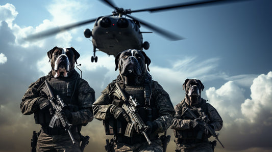 Forces Soldier's Best Friend - Dynamic Dog Portraits for