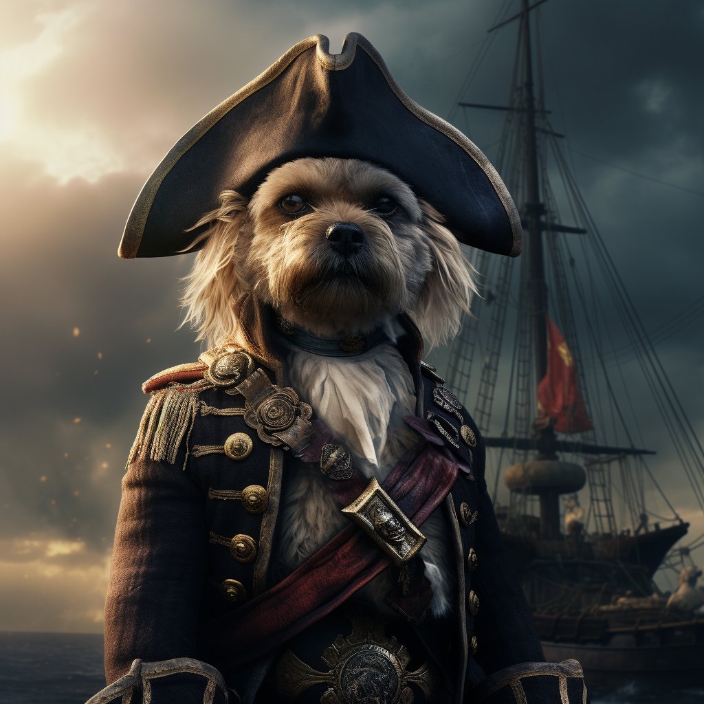 Ghost Cat Art - Ethereal Whispers on the Ocean Breeze