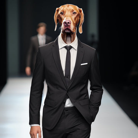 Canine Elegance Unleashed:  and Friends in Suits