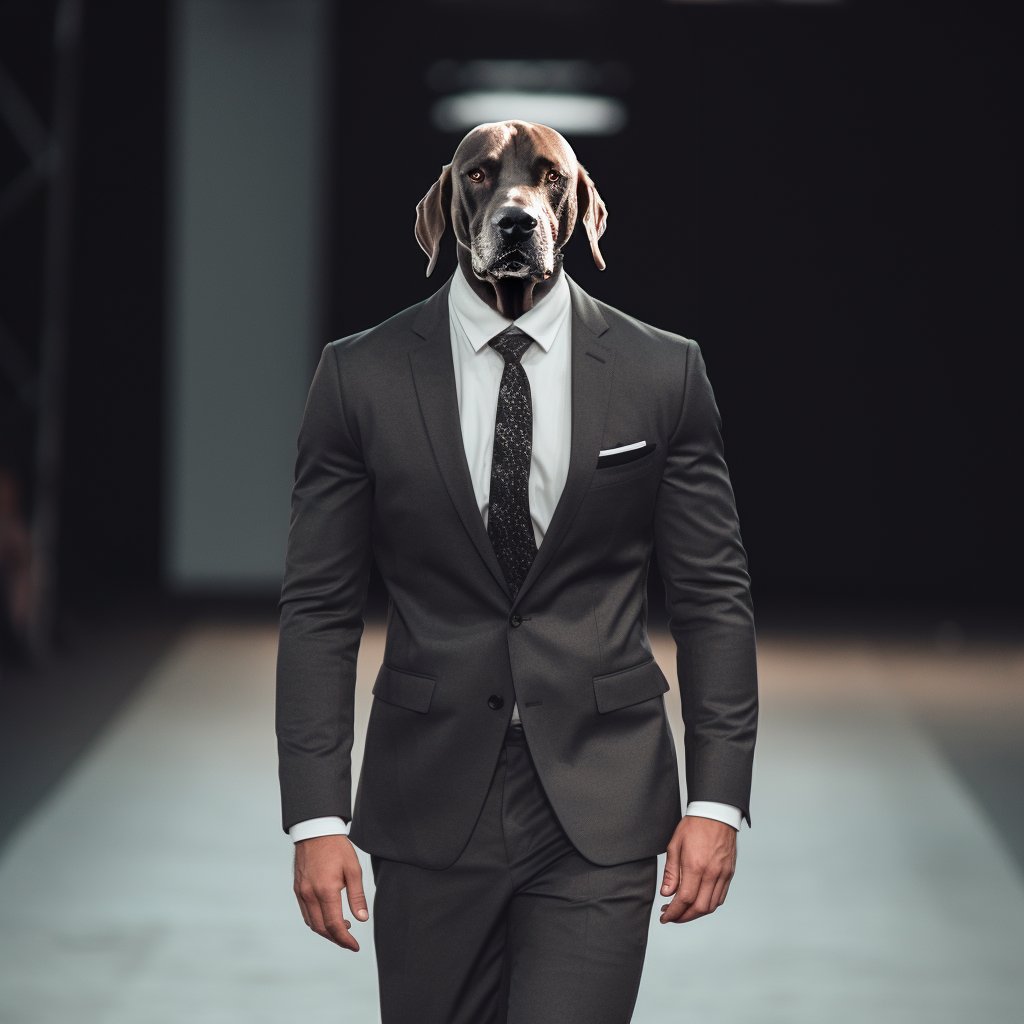 Whimsical Wonder:  as the Guy in Dog Suit