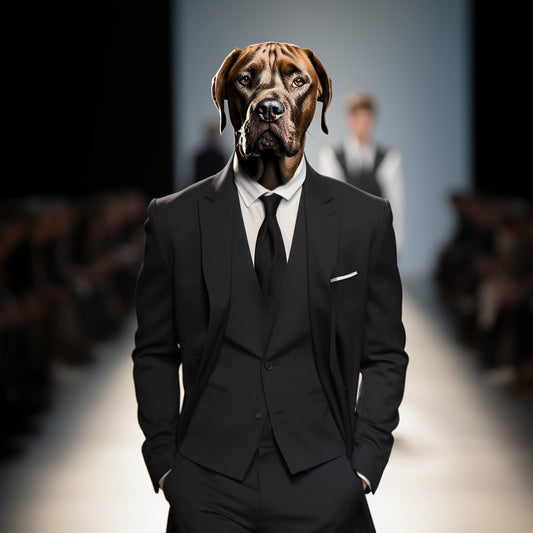 Pawsitively Chic:  as the Girl in Dog Suit