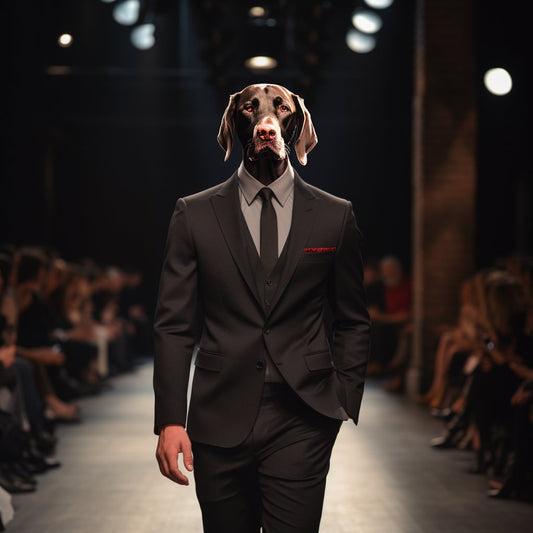 Sun-soaked Sophistication:  in a Canine Bathing Suit