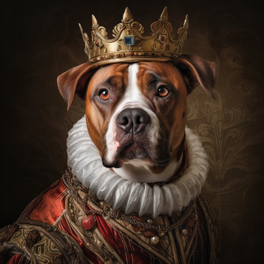 Regal Transformation:'s Victorian Canine Royal Portrait