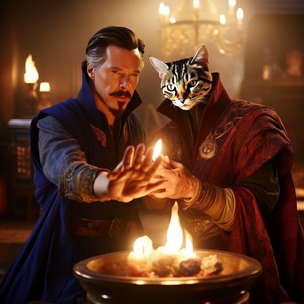 Elegance in Simplicity: Simple Cat Portrait