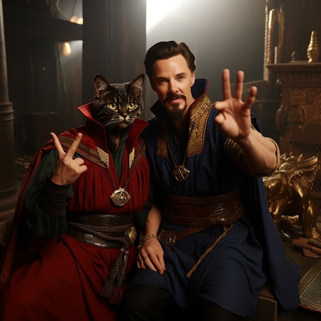 Inky Elegance: Portrait in Painting a Black Cat